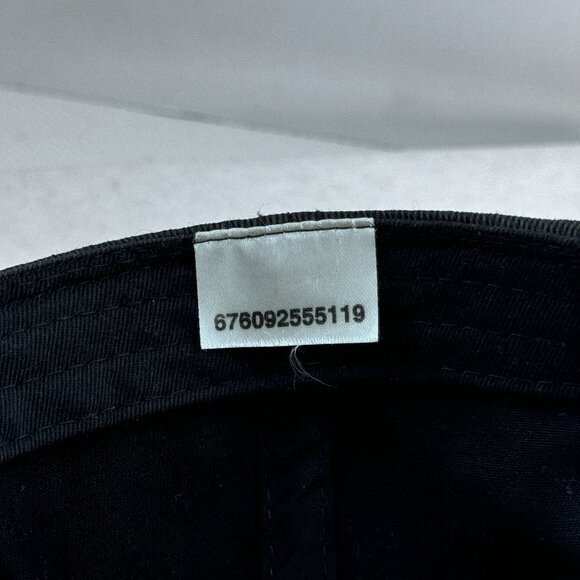 Ford Black Baseball Cap With Black Rubber Patch Logo Adjustable Strap OSFM - Picture 9 of 9